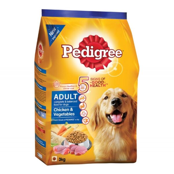Pedigree Chicken And Vegetable Adult Dog Food 1.2KG